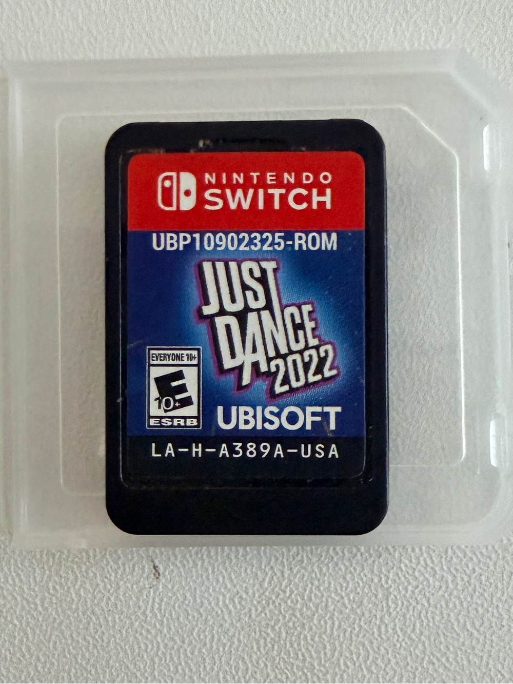 Nintendo Switch Just Dance 2022 Game Card - Red & Blue
